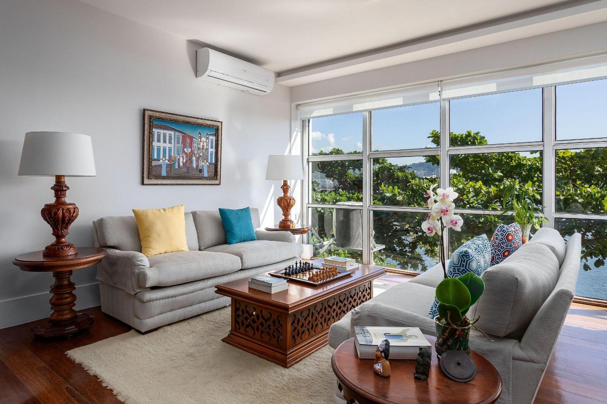 Apartmento de luxo na Urca com vistas incríveis - a 2 min da praia! Río de Janeiro Exterior foto